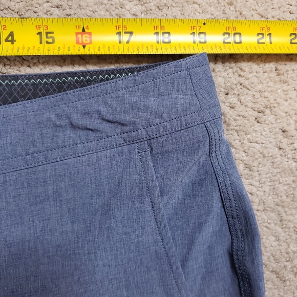 7 Diamonds Velocity Performance Shorts Mens 38 Blue Golf Stretch Quick Dry - Picture 6 of 9